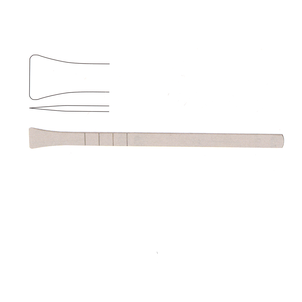 Cottle Osteotome 18cm, 16mm Wide, Fishtail Shaped End