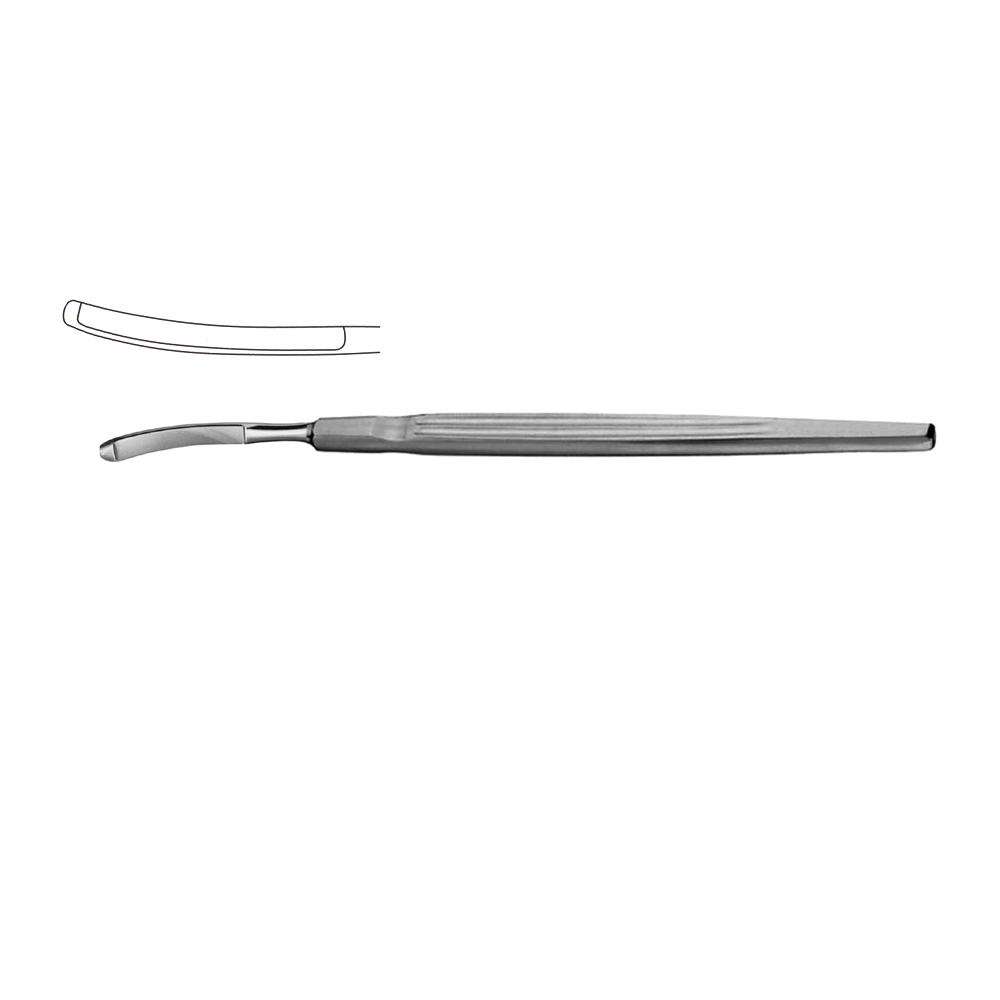 Converse Rhinoplasty Knife Curved 15cm Button End
