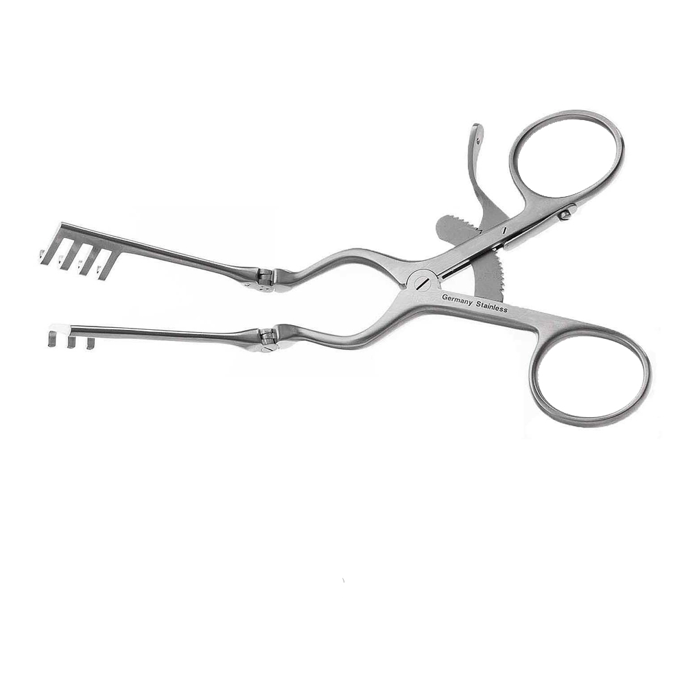 Beckman Weitlaner Retractor 3×4 Prongs